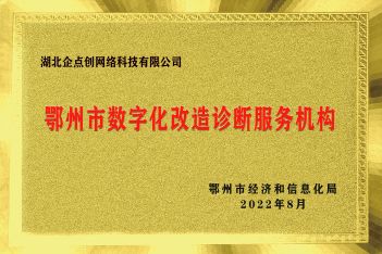 鄂州市(shì)數字化改造診斷服務機構